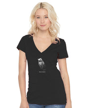 Load image into Gallery viewer, The Owl  - WOMENS V-Neck Shirt
